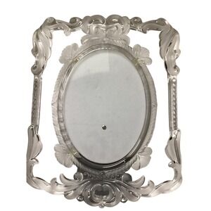 Mikasa Princess Picture Frame Oval 5x7 Lucite Acrylic Elegant Gift Germany